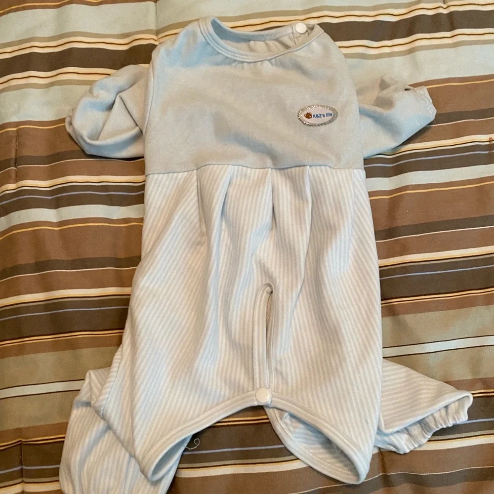Puppy four feet pajamas, dog clothes, dog pajamas, pet clothes
